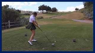 HOT Beauty golfer Claire Hogle Amazing swing Motion amp Slow motion美女「Claire Hogle」 ファンタスティックスイング [upl. by Weisburgh156]