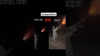 The Great Debate AK47 vs Saiga 223 in Firing Competition ak47 saiga firingstatus shorts [upl. by Dion]