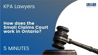 How Does the Small Claims Court Work in Ontario [upl. by Zebada]