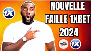 1xbet  Nouvelle Faille 2024  Comment gagner sur 1xbet [upl. by Nollie514]