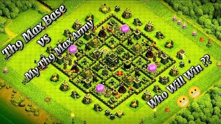 Max Th9 Base Vs Max Th9 Army  COC [upl. by Sarajane389]