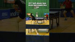 Robert Floras and Piotr Chodorski with an INSANE Table Tennis Rally 🏓🙀 [upl. by Sieber425]