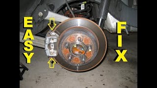 How to repair REAR CALIPER noise Lincoln Town Car and Junkyard Trip [upl. by Nnayd]