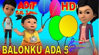 Adit Sopo Jarwo ✰ Balonku Ada 5 ✰ Lagu Anak Indonesia Populer Sepanjang Masa [upl. by Thecla]