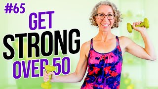 SLIMMING STRENGTH Workout for Women over 50  5PD 65 [upl. by Naimad]