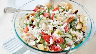 Greek Panzanella Salad [upl. by Alisen]