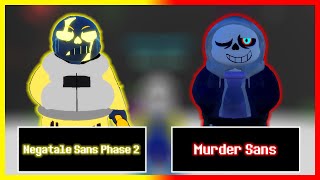 Kormer Quest  Negatale Sans Phase 2  Murder Sans Showcase Undertale  Unexplained Anomalies [upl. by Pennington]