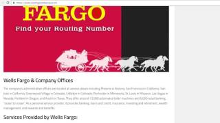 How to Find Wells Fargo Routing Number [upl. by Nylyrehc148]