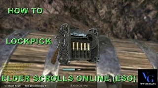 Lockpicking Guide The Elder Scrolls Online ESO  Step by Step [upl. by Arliene]