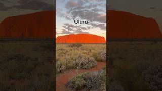 Uluru sunrise and sunset australia outback naturelover uluru travel australien sunsetbeauty [upl. by Enrique945]