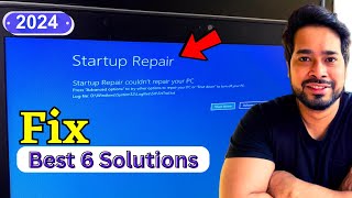 How To Fix Startup Repair Couldnt Repair Your PC  6 Ways to Fix [upl. by Reinertson]