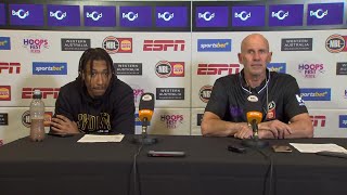 Brian Goorjian and Jaylen Adams press conference vs Adelaide 36ers  Round 1 NBL25 [upl. by Allenad]