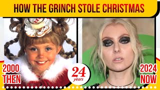 How the GRINCH Stole Christmas 2000  Cast then and now [upl. by Zetnahs]