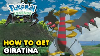 How To Get Giratina In Pokemon Legends Arceus Giratina Location [upl. by Guenna]