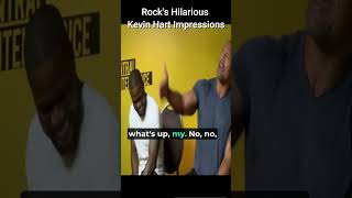 The Rock’s Hilarious Impression of Kevin Hart 😂 [upl. by Anne-Marie]