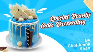 Everyones Favorite Cake Recipe  Bounty Cake Decorating  Chef Amna Khan [upl. by Otcefrep]