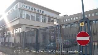 DeTomaso Automobili manufacturing plant at Grugliasco Turin formerly Pininfarina in 2011 [upl. by Raine]