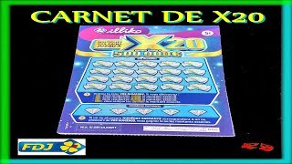 carnet de tickets à gratter x20 illiko OMG [upl. by Raji]