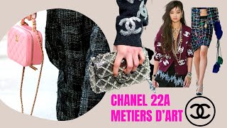 CHANEL 22A  CHANEL 2022 METIERS DART COLLECTION  😍 [upl. by Jezrdna372]