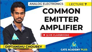 Analog Electronics I Common Emitter Amplifier Lecture 7 [upl. by Gautier]