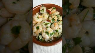 🦐GAMBAS AL AJILLO FÁCIL Y DELICIOSOGARLIC PRAWNS🦐 gambas cocina [upl. by Eahsram]