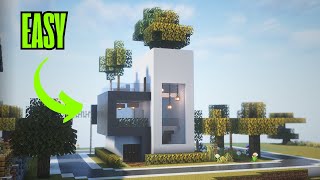 6 Easy build Modern house Tutorial [upl. by Noel]