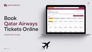 Master the Art How to Book Qatar Airways Flight Tickets Online Like a Pro [upl. by Haily153]