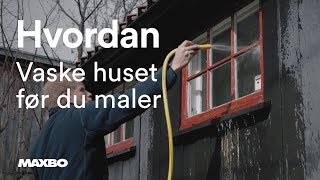 Hvordan vaske huset før du maler [upl. by Redman]