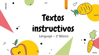 2º Básico  Textos instructivos La receta  Lenguaje y comunicación [upl. by Jovitta812]