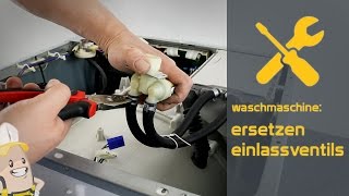 Ersetzen des Einlassventils Ihrer Waschmaschine  Das Ersatzteilecenterde Verfahren [upl. by Derina720]