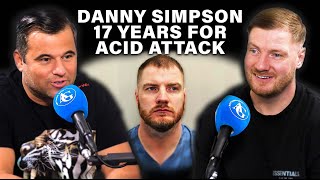 London Gangster Danny Simpson Just Out of Prison After Acid Attack [upl. by Eceirahs]