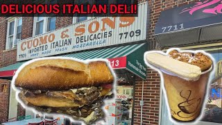 The Best Italian Deli in NJ Cuomo amp Sons Chicken Parm Steak Sandwich Fresh Mozzarella [upl. by Wolfson]