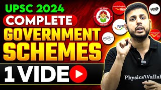 Complete Government Schemes 202324 ONE Shot  UPSC 2024  UPSC Prelims  OnlyIAS [upl. by Enitsyrhc]