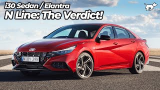 Hyundai i30 Sedan N Line Elantra 2021 review  Chasing Cars [upl. by Nyraa]