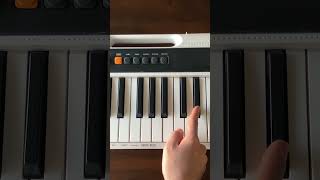 How to play a 1st inversion Eb major chord on piano [upl. by Avenej]