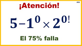 Ten cuidado con las operaciones combinadas  reto nivel básico  Reto 52 [upl. by Nedi242]