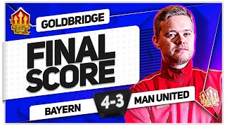 SHAMBLES BAYERN MUNICH 43 MANCHESTER UNITED GOLDBRIDGE Reaction [upl. by Keram460]