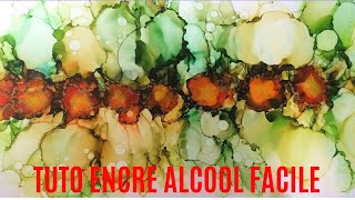 Alcohol Ink Beginner Tutorial Fluid Art  ENCRE A ALCOOL TUTO alcool ink flowers paint yupo [upl. by Willing575]