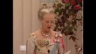 Frederik amp Marys Royal Wedding 2004The Queens speech [upl. by Zacek]