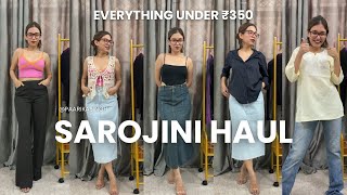 SAROJINI NAGAR HAUL everything under ₹350 [upl. by Lauretta]