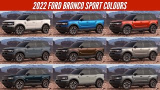 7 MAJOR CHANGES TO THE 2022 FORD BRONCO SPORT [upl. by Allenad]