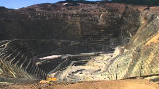 Kennecott Copper Mine Time Lapse from the Visitors Center 1 [upl. by Enorahs]