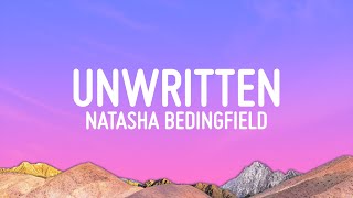 Natasha Bedingfield  Unwritten Lyrics [upl. by Eboj]