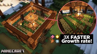 Minecraft Tutorial How To GROW Crops FASTER Serene Seasons [upl. by Anigroeg127]