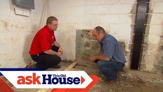 How to Install a Basement Bathroom  Ask This Old House [upl. by Sudnac]