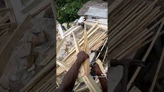 Hip roof cutting angles roofart design wood diyshort tips accurate architecture [upl. by Aneda]