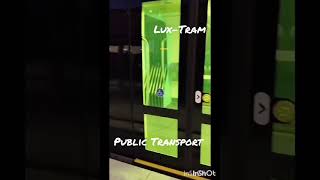 Luxury Public Transport Free  Luxembourg TRAM luxembourg letsvibe europe [upl. by Michigan]