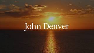 John Denver  Sunshine On My Shoulders  With LyricsHIGH QUALITY [upl. by Nakre]