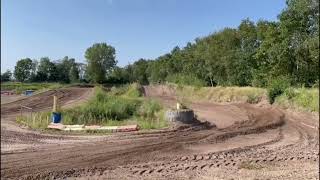 Dean Gregoire training Veldhoven De Landsard KTM sx 125  mx ktm [upl. by Kristel]