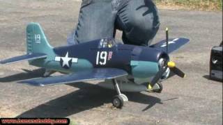 F6F Hellcat Super Scale Warbird 100 RTF Review in HD [upl. by Dracir662]